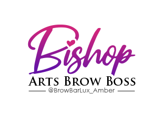 Bishop Arts Brow Boss logo design by BeDesign