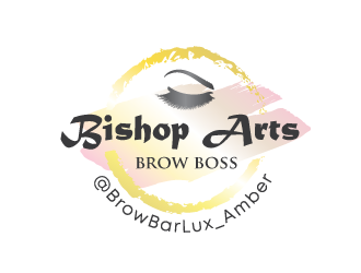 Bishop Arts Brow Boss logo design by rootreeper