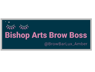 Bishop Arts Brow Boss logo design by StartFromScratch