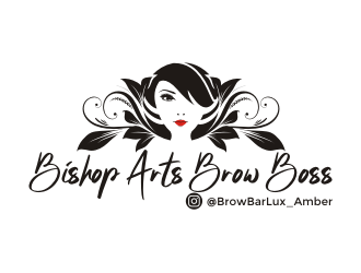 Bishop Arts Brow Boss logo design by ramapea