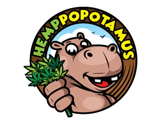 Hemppopotamus logo design by gogo