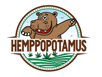 Hemppopotamus logo design by gogo