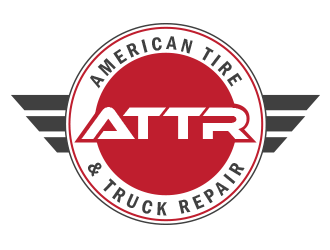 American Tire & Truck Repair logo design by BeDesign