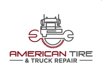 American Tire & Truck Repair logo design by adwebicon