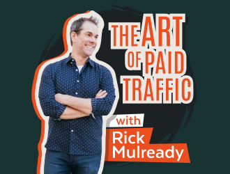 The Art of Paid Traffic with Rick Mulready logo design by Dakon