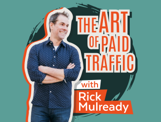 The Art of Paid Traffic with Rick Mulready logo design by Dakon