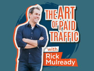 The Art of Paid Traffic with Rick Mulready logo design by Dakon