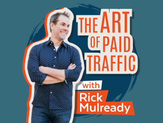 The Art of Paid Traffic with Rick Mulready logo design by Dakon