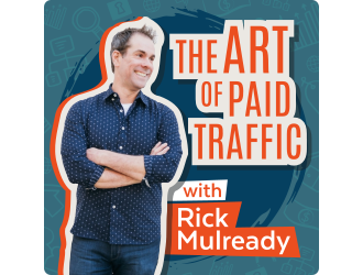 The Art of Paid Traffic with Rick Mulready logo design by Dakon