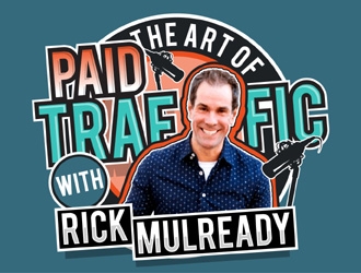 The Art of Paid Traffic with Rick Mulready logo design by MAXR