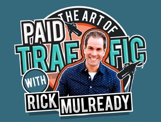 The Art of Paid Traffic with Rick Mulready logo design by MAXR