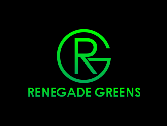 Renegade Greens logo design by giphone