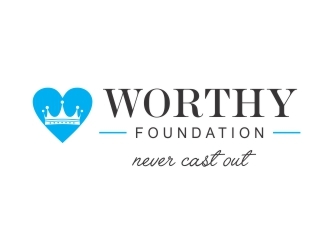 Worthy Foundation: Never Cast Out logo design by ManishKoli