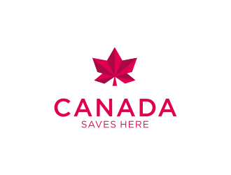 Canada Saves Here logo design by Kanya