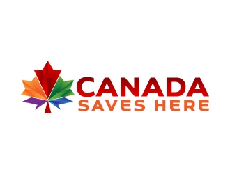 Canada Saves Here logo design by jaize