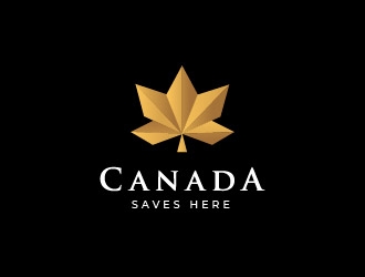 Canada Saves Here logo design by graphica