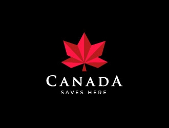 Canada Saves Here logo design by graphica