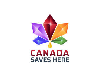 Canada Saves Here logo design by shadowfax