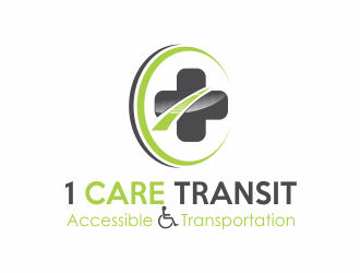 1 Care Transit logo design by up2date