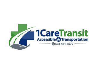 1 Care Transit logo design by bluespix