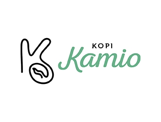 Kopi Kamio logo design by pujanggadesain