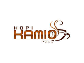 Kopi Kamio logo design by fastsev