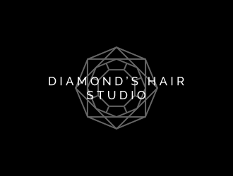 Diamonds Hair Studio logo design by rezadesign