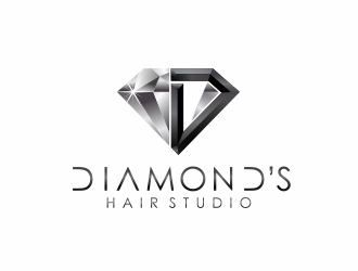 Diamonds Hair Studio logo design by agus
