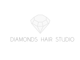 Diamonds Hair Studio logo design by Rossee