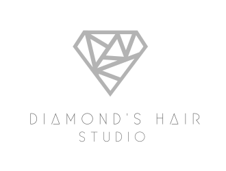 Diamonds Hair Studio logo design by Rossee