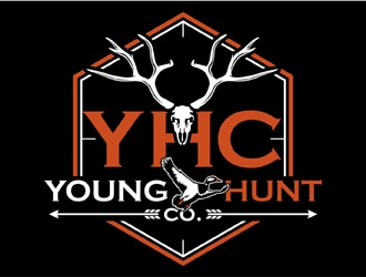 YOUNG HUNT CO. logo design by MAXR