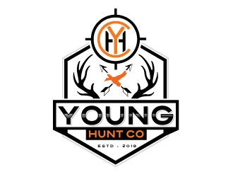 YOUNG HUNT CO. logo design by Conception