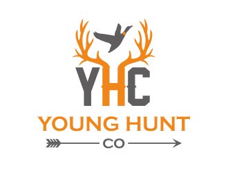 YOUNG HUNT CO. logo design by Girly