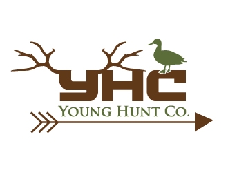 YOUNG HUNT CO. logo design by ElonStark