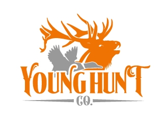 YOUNG HUNT CO. logo design by ElonStark