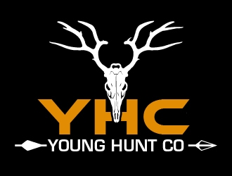 YOUNG HUNT CO. logo design by cybil