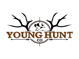 YOUNG HUNT CO. logo design by DreamLogoDesign