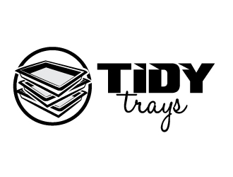 Tidy Trays logo design by ElonStark
