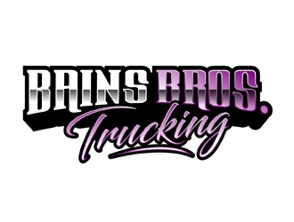BAINS BROTHERS TRUCKING / BAINS BROS TRUCKING logo design by MAXR