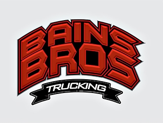 BAINS BROTHERS TRUCKING / BAINS BROS TRUCKING logo design by MCXL