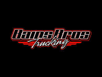 BAINS BROTHERS TRUCKING / BAINS BROS TRUCKING logo design by VhienceFX
