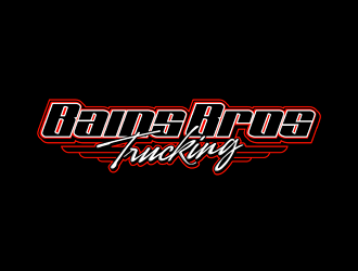 BAINS BROTHERS TRUCKING / BAINS BROS TRUCKING logo design by VhienceFX