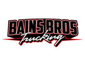 BAINS BROTHERS TRUCKING / BAINS BROS TRUCKING logo design by PRN123