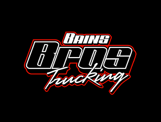 BAINS BROTHERS TRUCKING / BAINS BROS TRUCKING logo design by VhienceFX