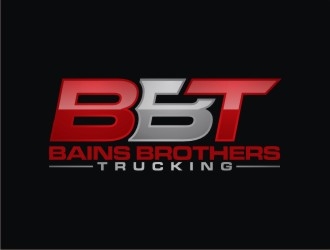 BAINS BROTHERS TRUCKING / BAINS BROS TRUCKING logo design by agil