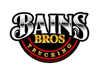 BAINS BROTHERS TRUCKING / BAINS BROS TRUCKING logo design by daywalker