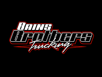 BAINS BROTHERS TRUCKING / BAINS BROS TRUCKING logo design by VhienceFX