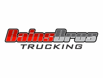 BAINS BROTHERS TRUCKING / BAINS BROS TRUCKING logo design by MCXL