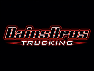 BAINS BROTHERS TRUCKING / BAINS BROS TRUCKING logo design by MCXL