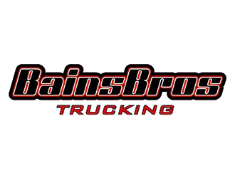 BAINS BROTHERS TRUCKING / BAINS BROS TRUCKING logo design by MCXL